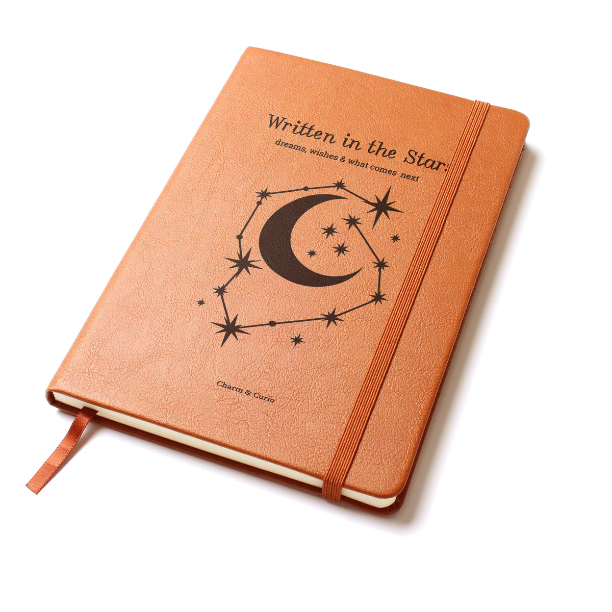 Written in the Stars – Celestial Engraved Leather Journal