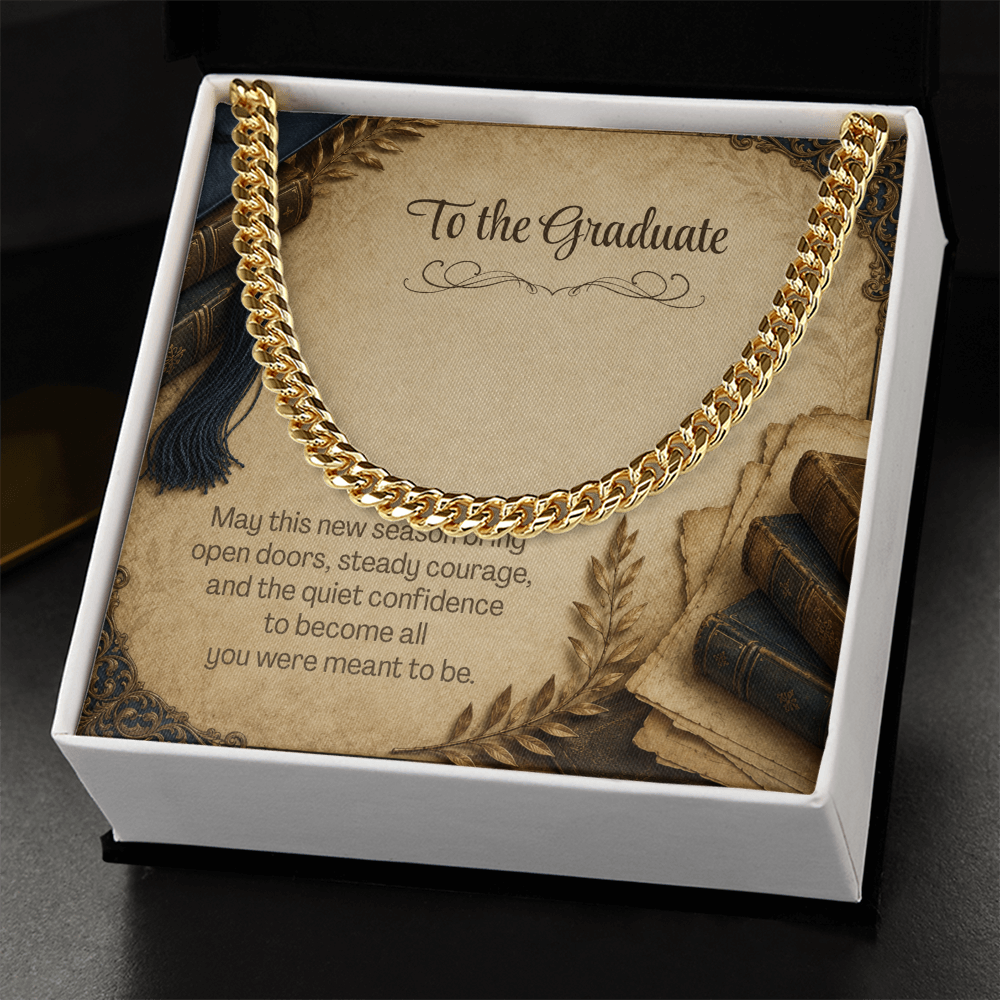 To the Graduate Cuban Link Chain Vintage Books