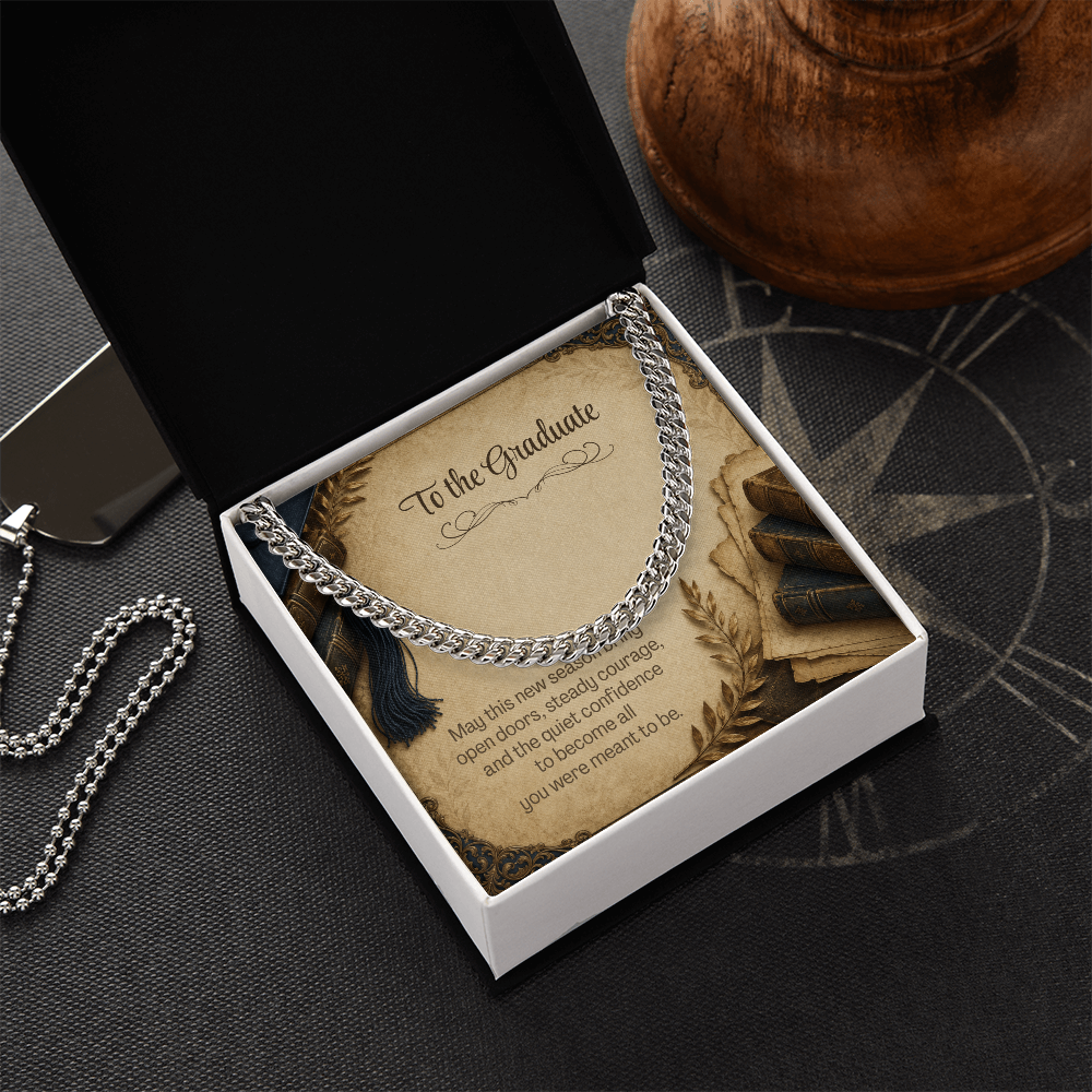 To the Graduate Cuban Link Chain Vintage Books