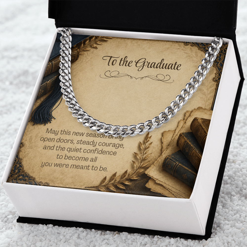 To the Graduate Cuban Link Chain Vintage Books