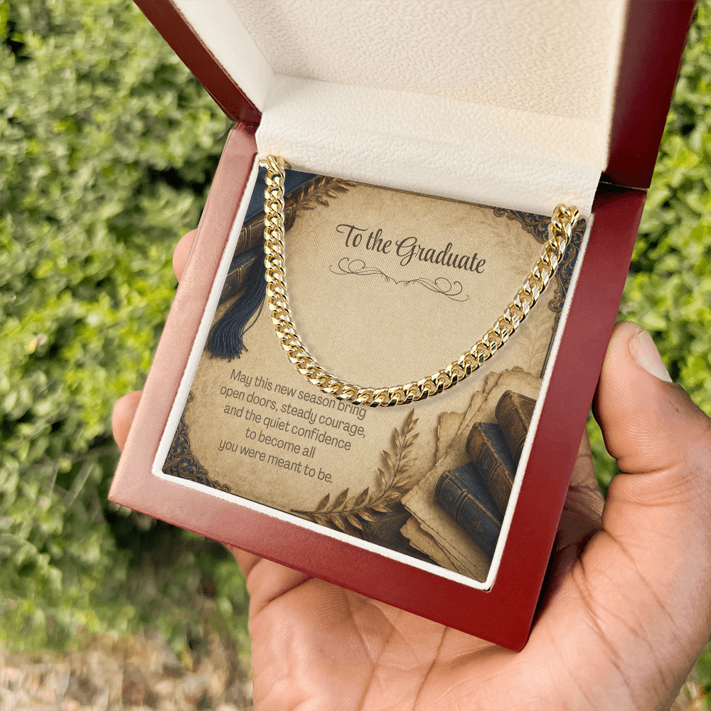 To the Graduate Cuban Link Chain Vintage Books