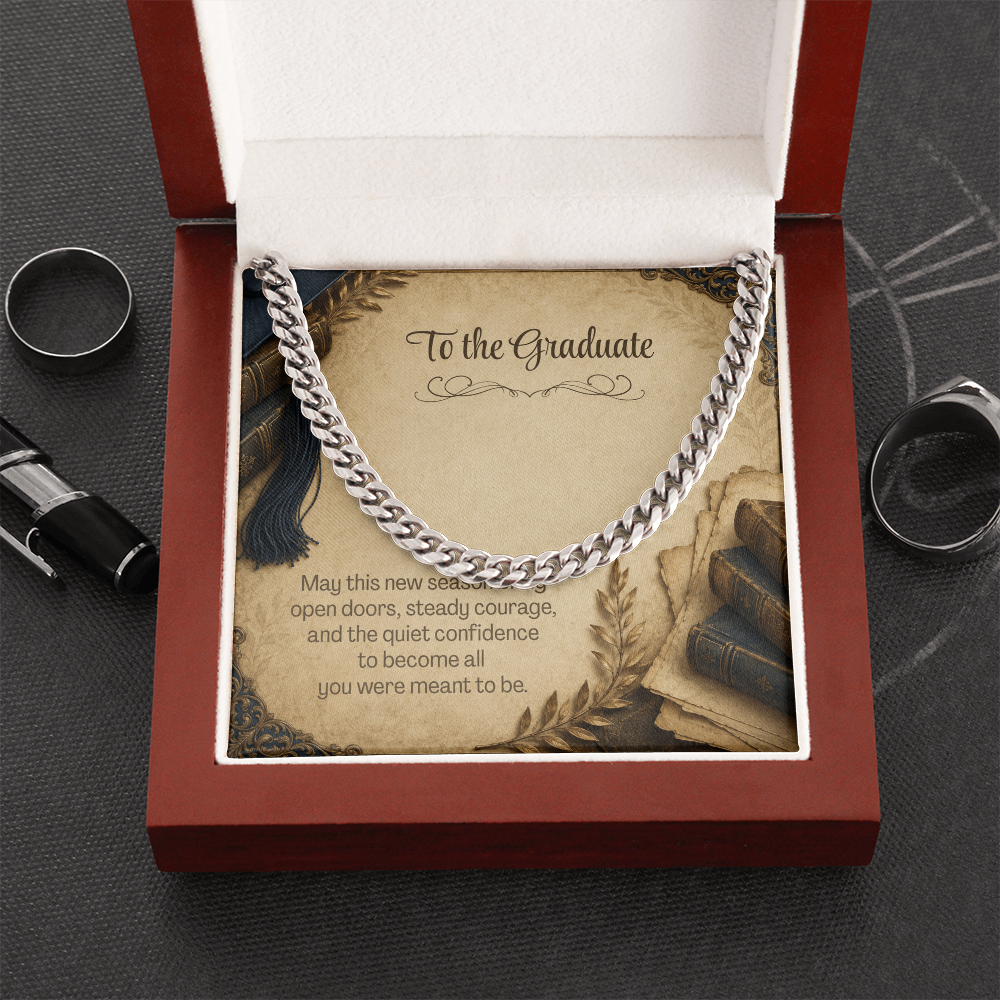 To the Graduate Cuban Link Chain Vintage Books