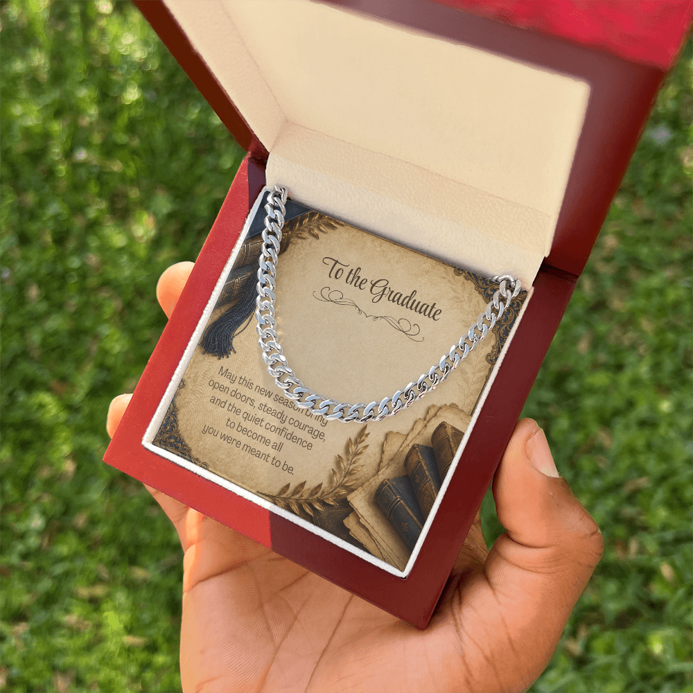 To the Graduate Cuban Link Chain Vintage Books