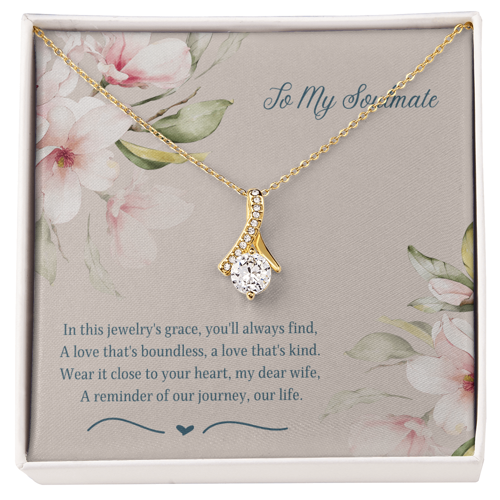 To My Soulmate Alluring Beauty Necklace