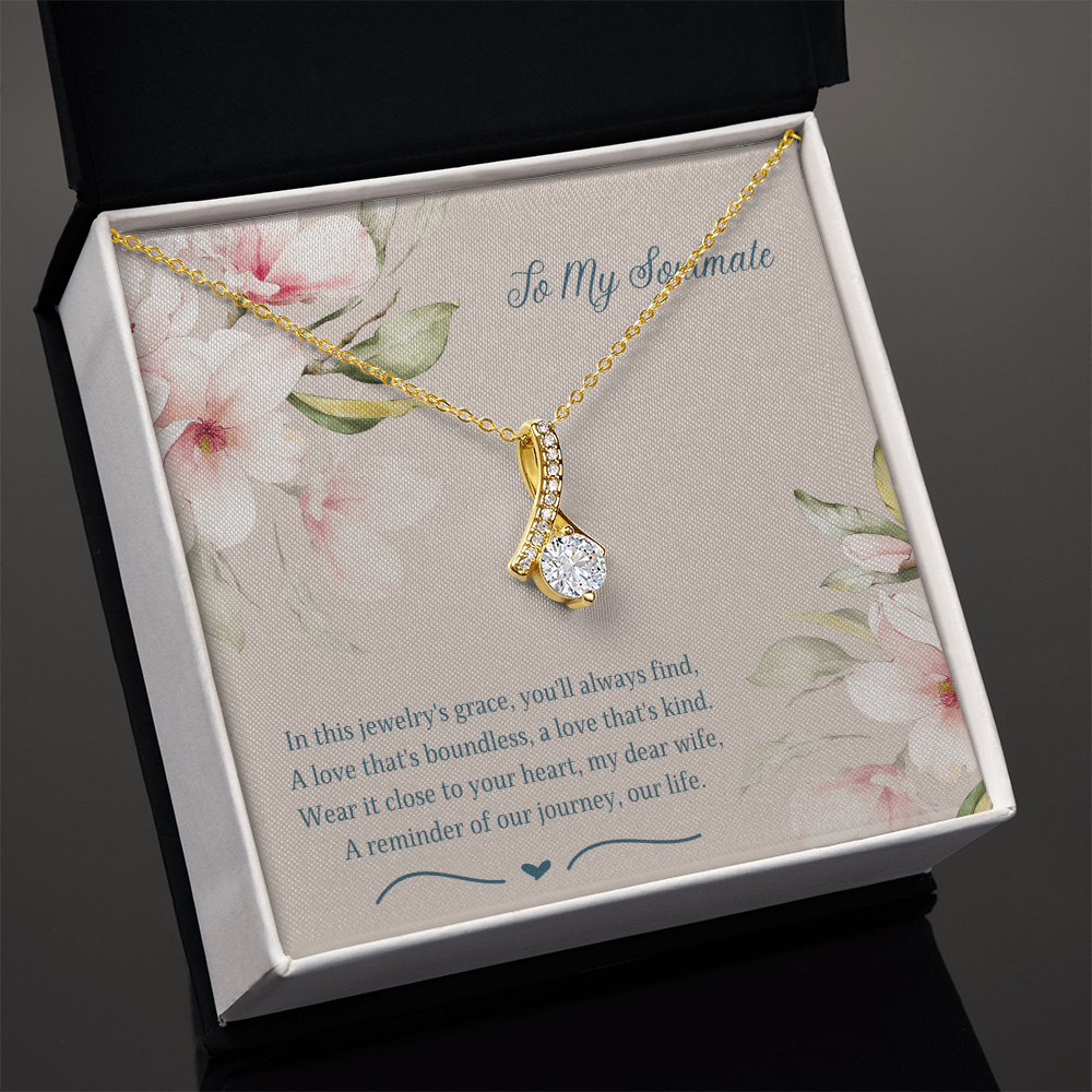 To My Soulmate Alluring Beauty Necklace