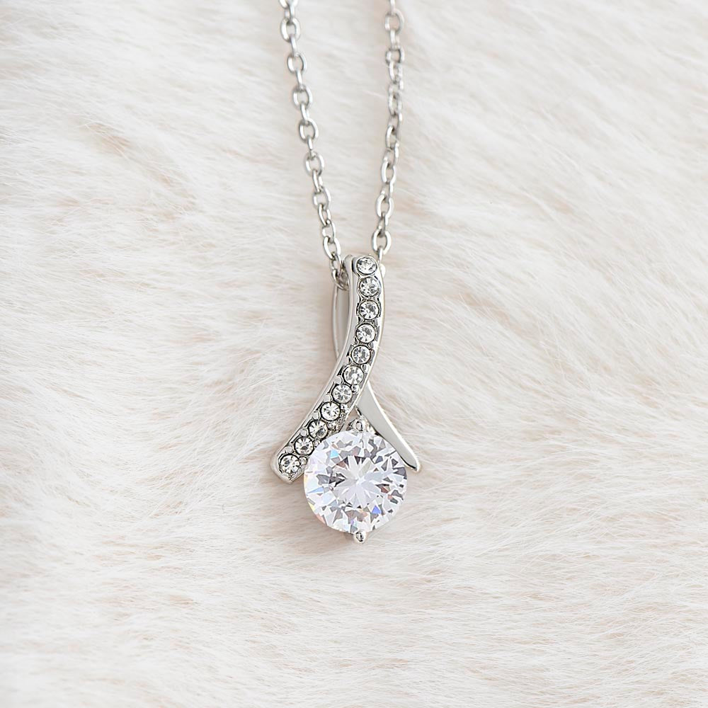 Happy Mother's Day to My Aunt Alluring Beauty Necklace Vintage Mirror