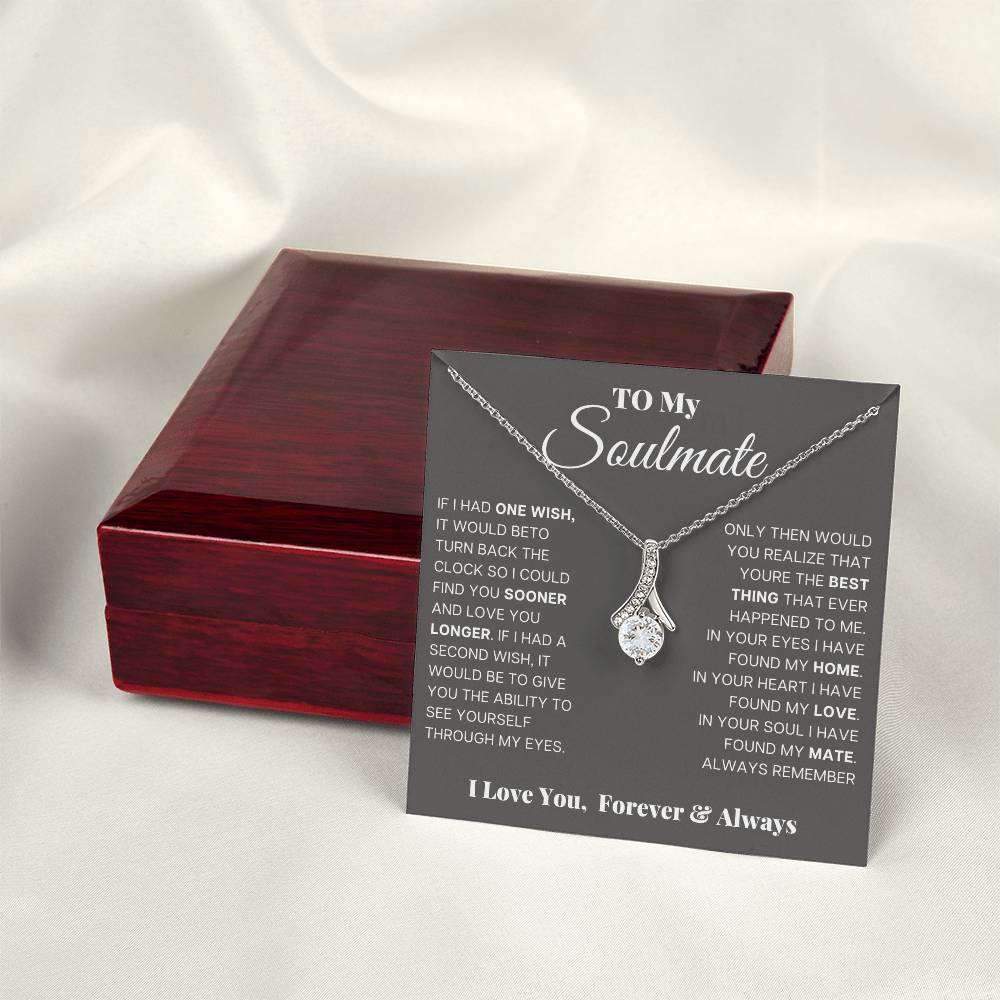 To My Soulmate, In Your Eyes I Have Found My Home