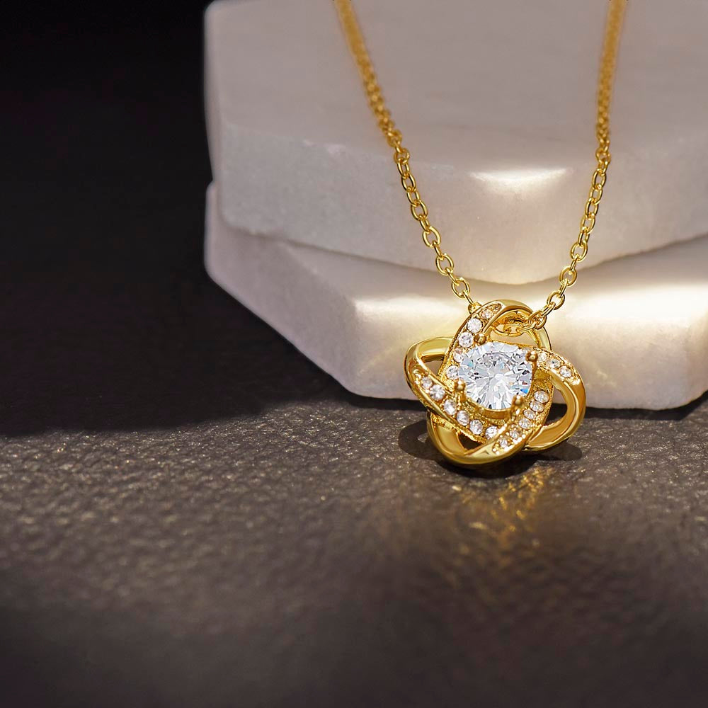 To My One and Only Love Knot Necklace