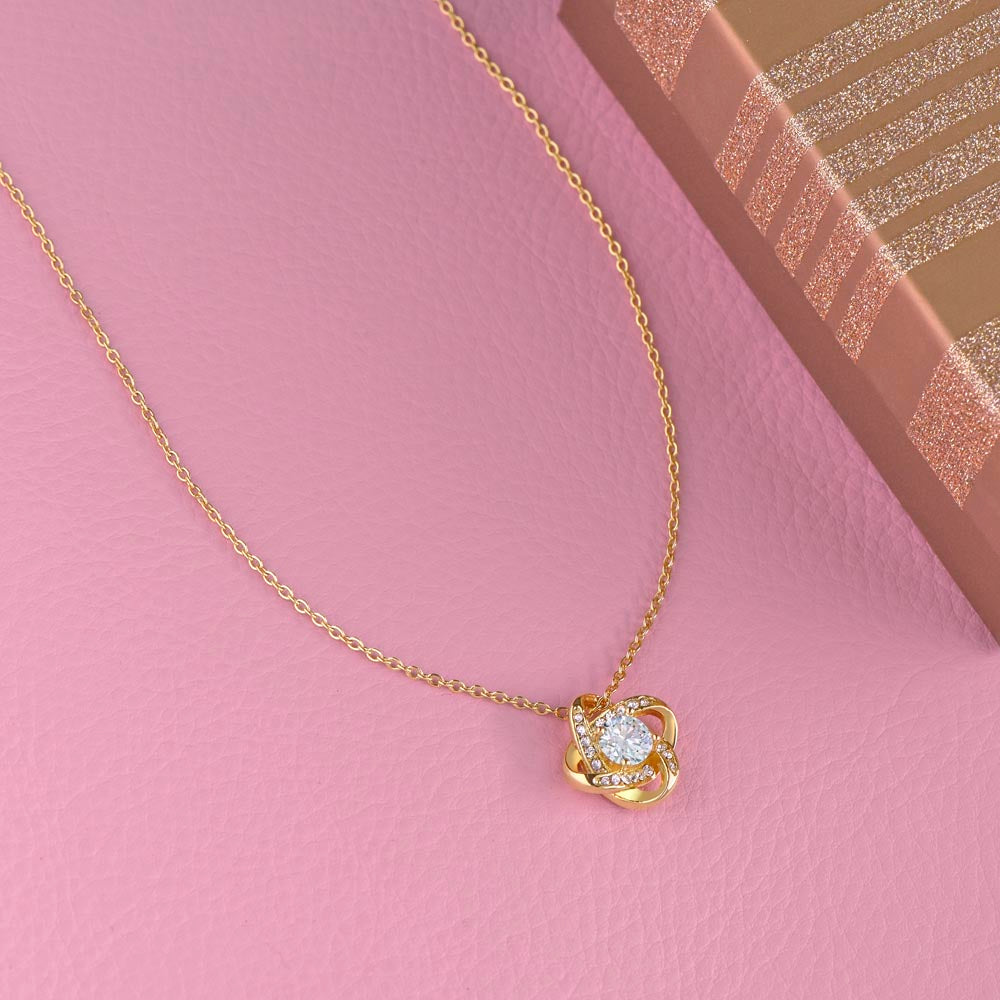 To My Wife Love of My Life Love Knot Necklace