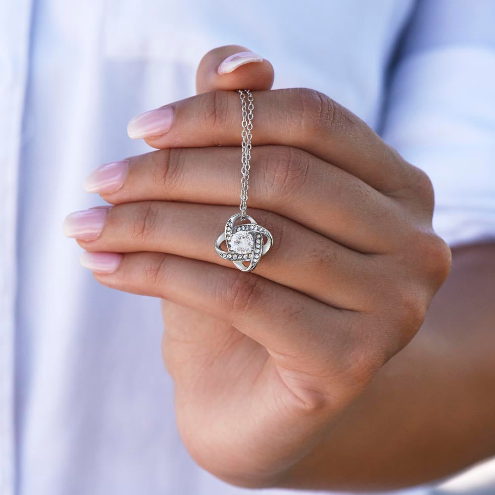 To My One and Only Love Knot Necklace