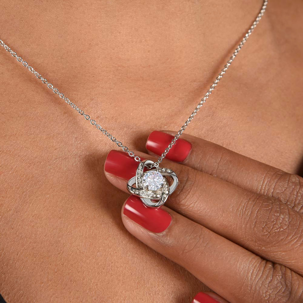 To My Wife Love of My Life Love Knot Necklace
