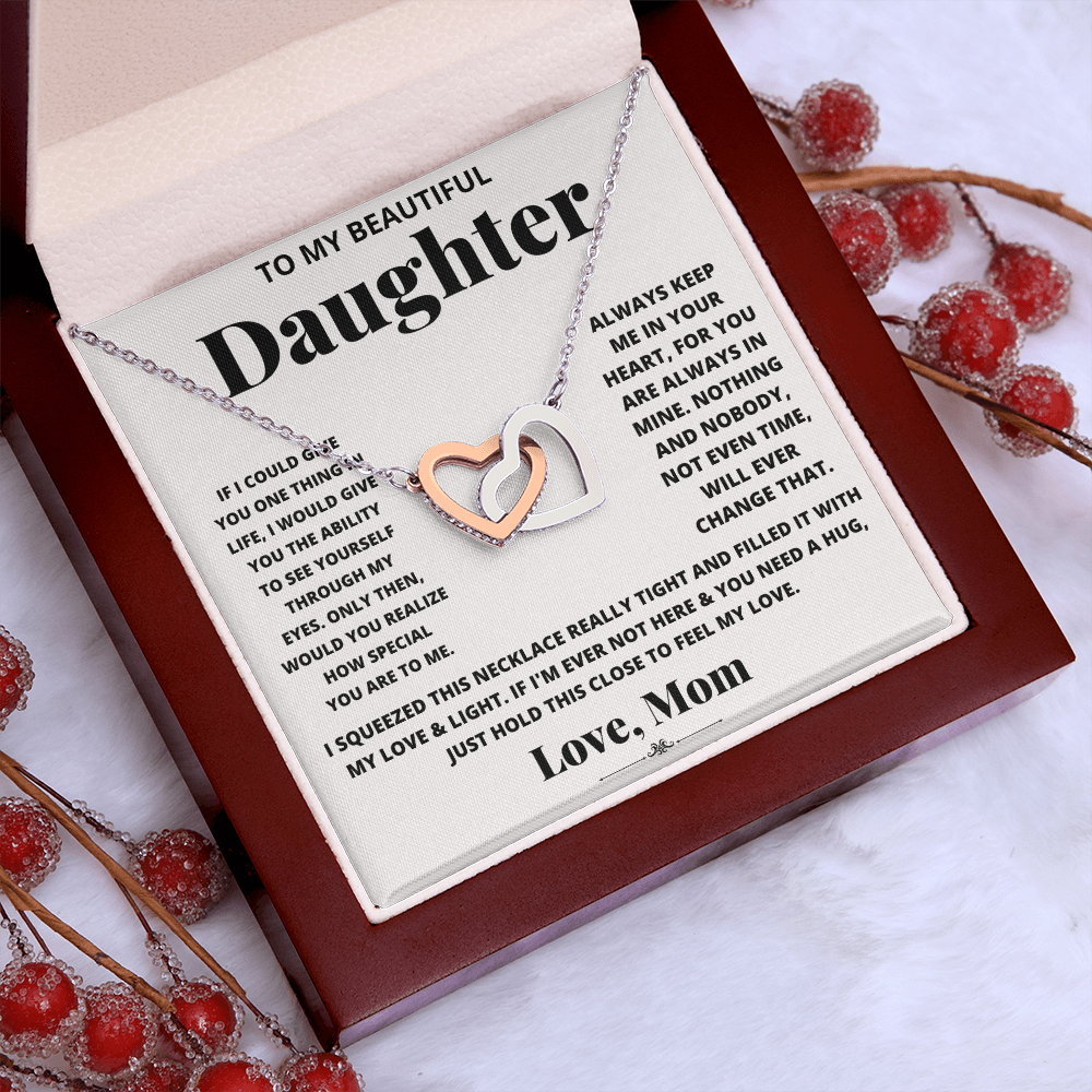 To My Beautiful Daughter, Just Hold This To Feel My Love