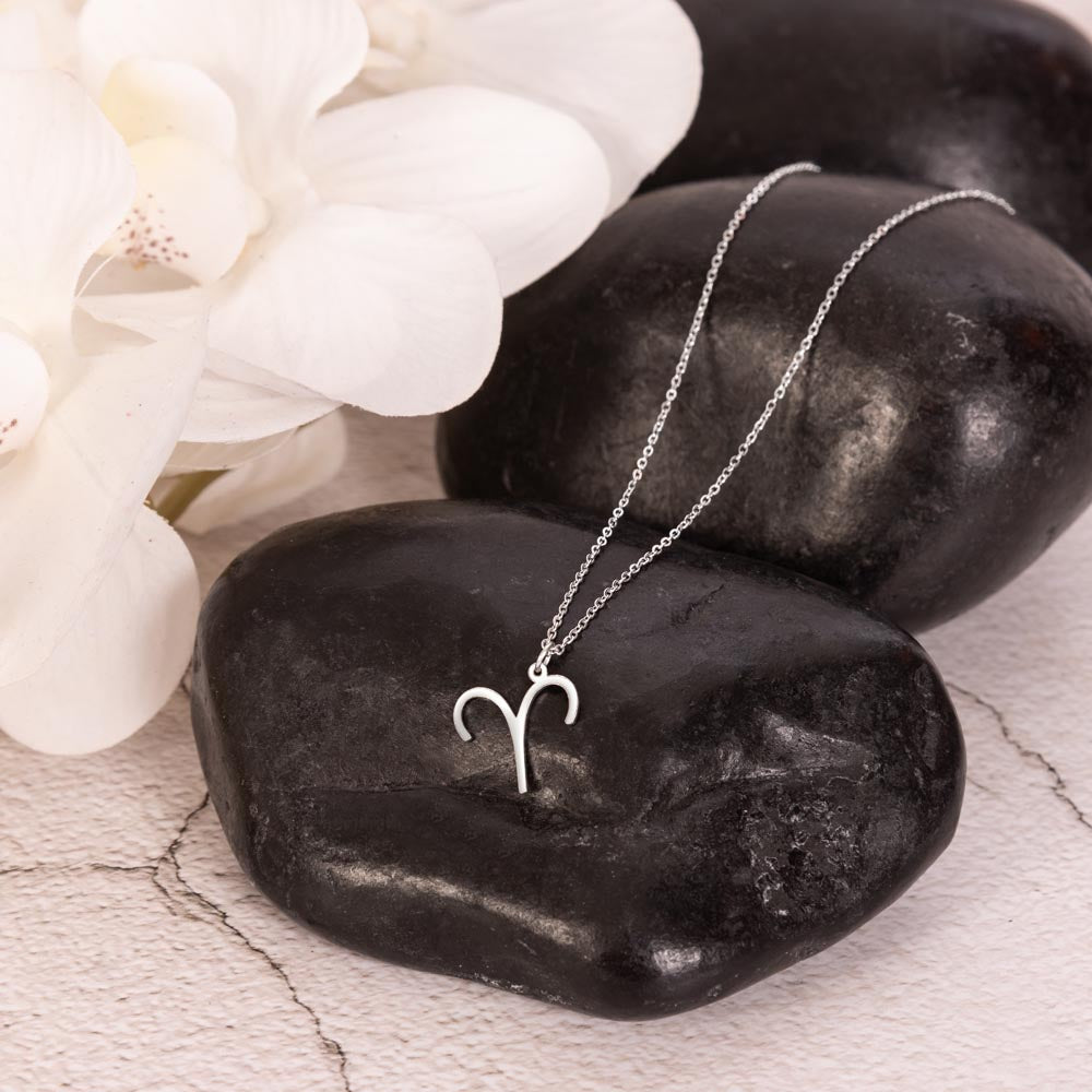 Aries Necklace – Zodiac Gift for Her – Meaningful Astrology Jewelry with Message Card