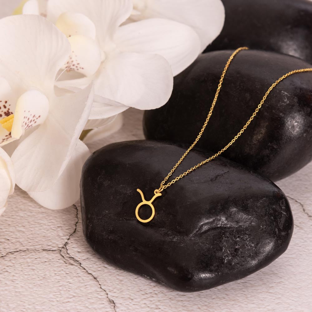 Taurus Necklace – Zodiac Gift for Her – Meaningful Astrology Jewelry with Message Card
