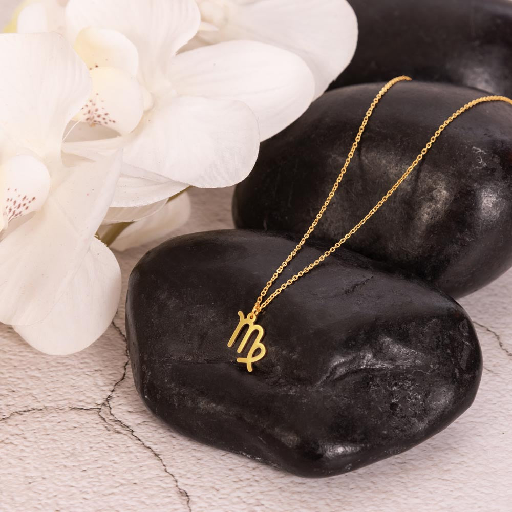 Virgo Necklace – Zodiac Gift for Her – Meaningful Astrology Jewelry with Message Card