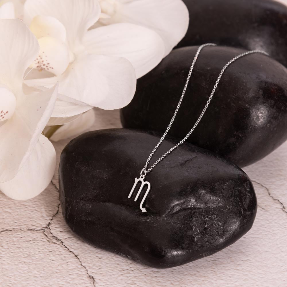 Scorpio  Necklace – Zodiac Gift for Her – Meaningful Astrology Jewelry with Message Card