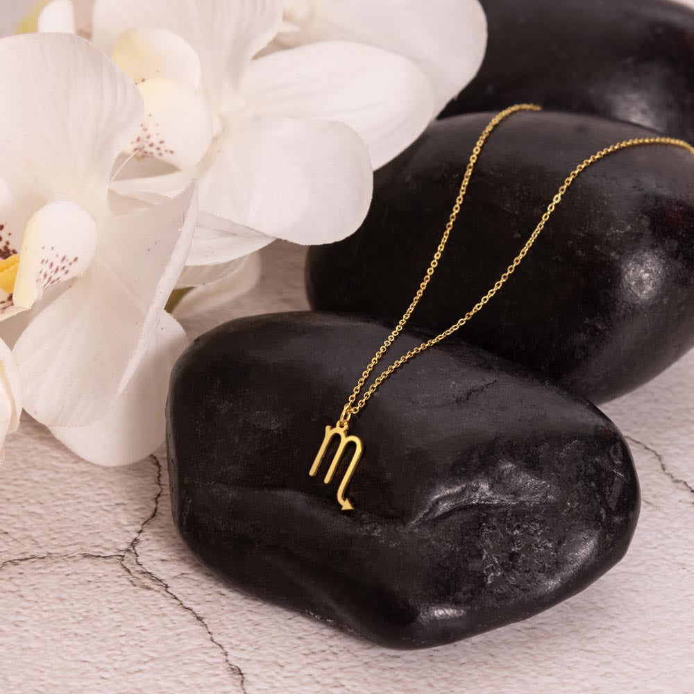 Scorpio  Necklace – Zodiac Gift for Her – Meaningful Astrology Jewelry with Message Card