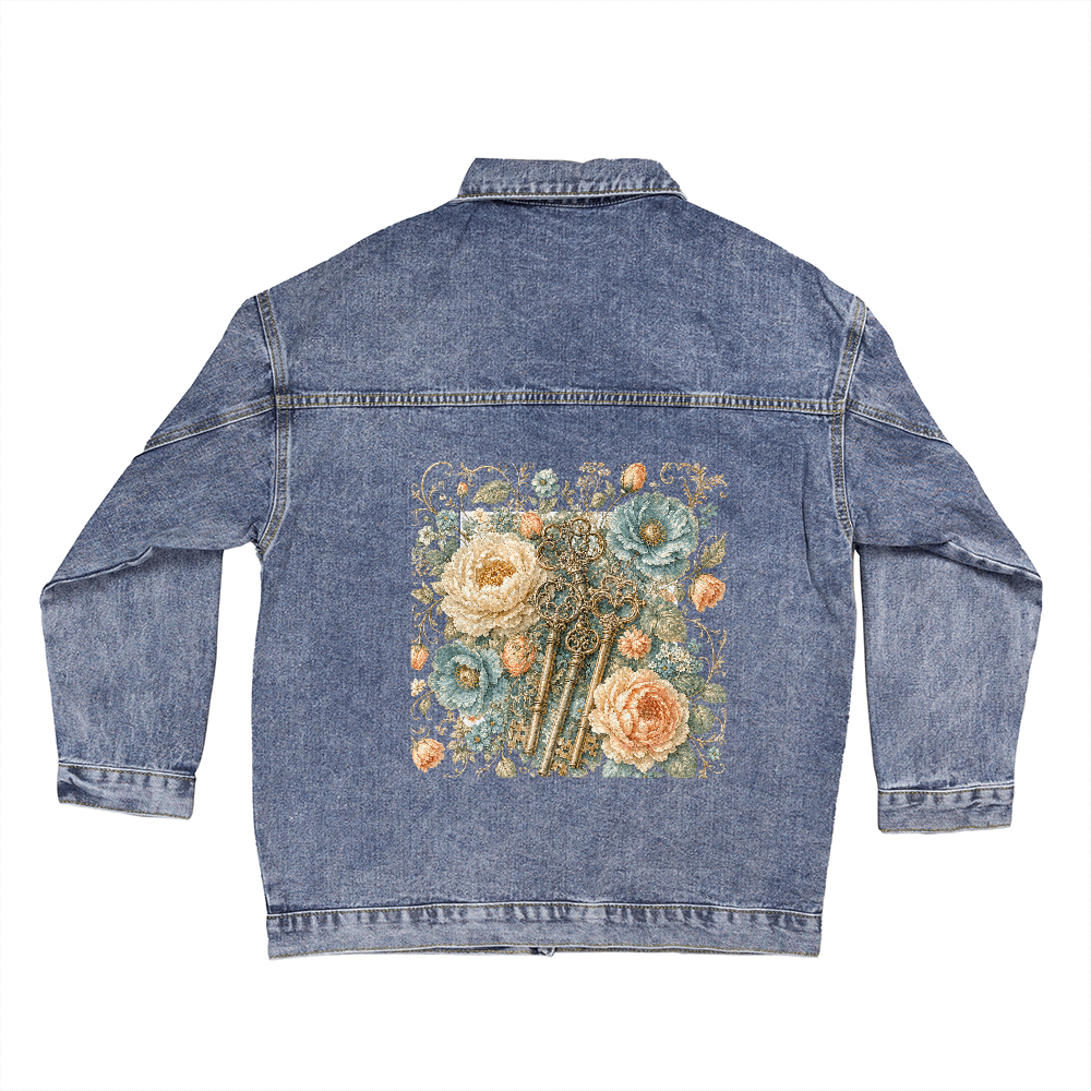 Golden Key Garden Denim Jacket