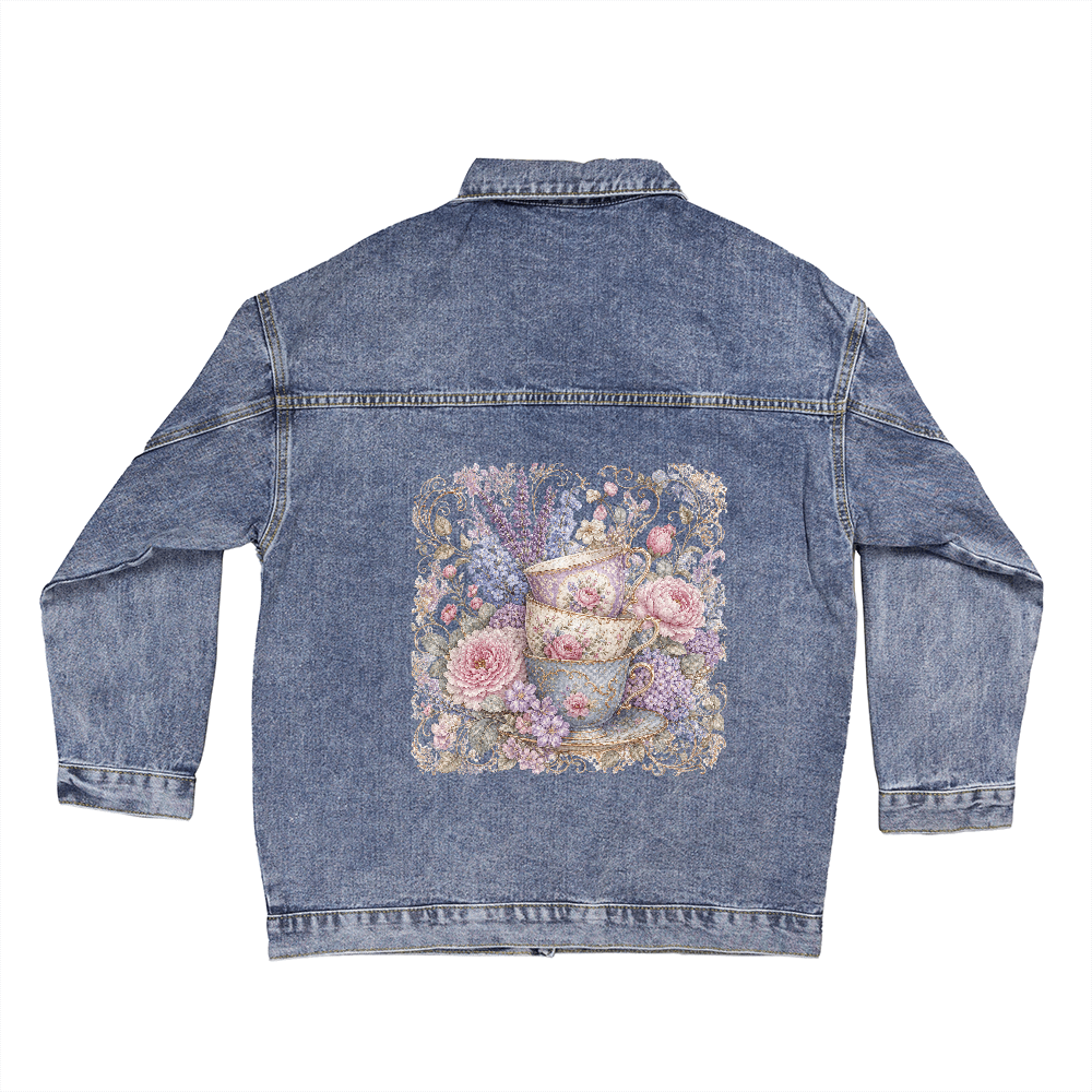 Victorian Tea Garden Denim Jacket