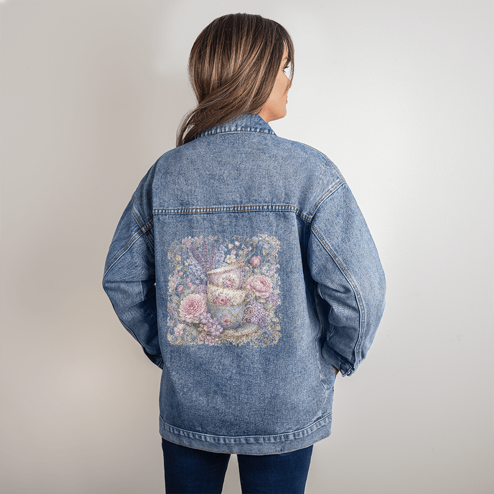 Victorian Tea Garden Denim Jacket