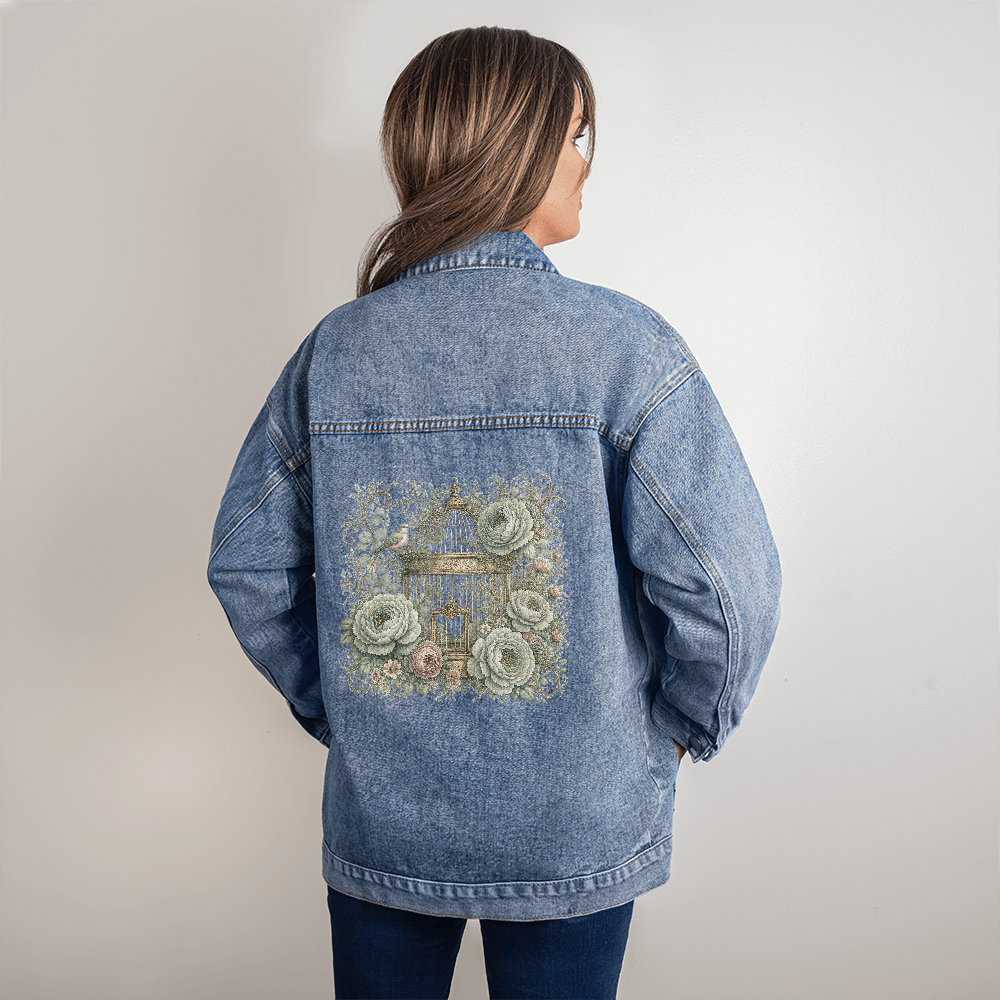Sagebird Garden Denim Jacket
