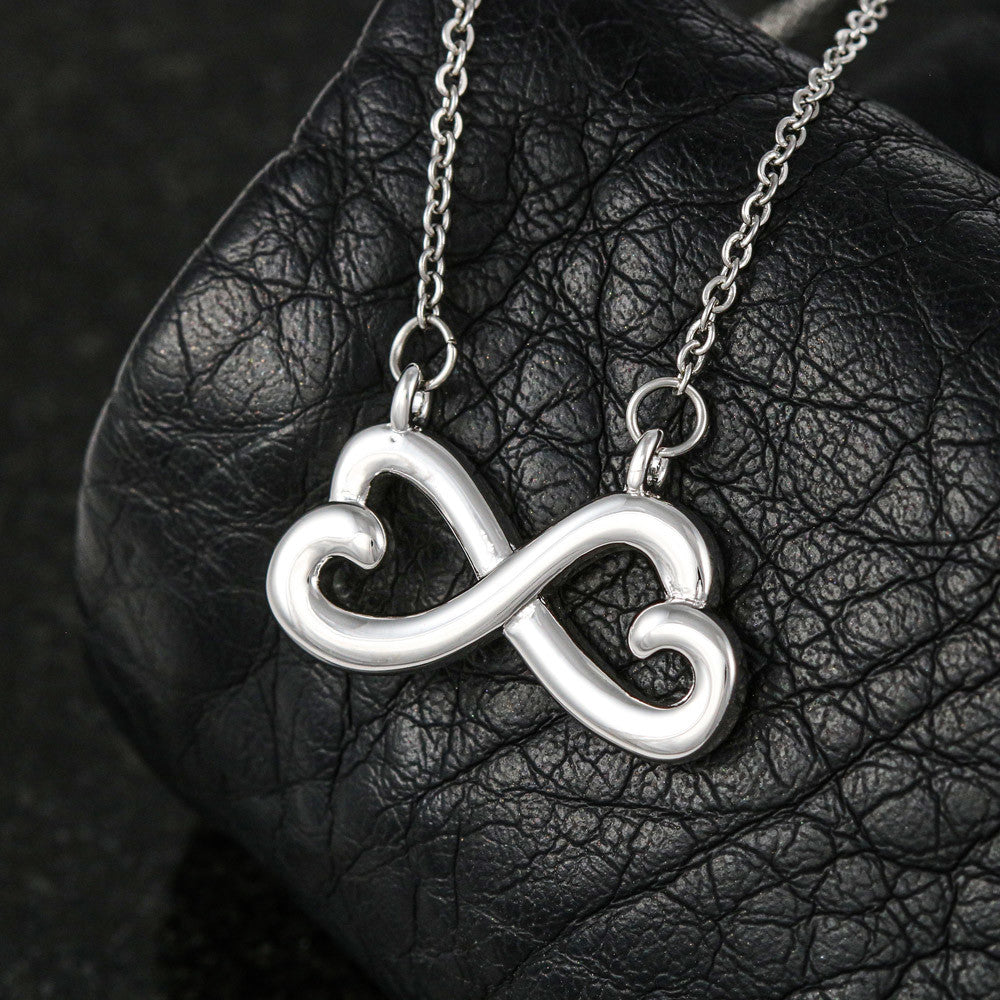 To My Mom Endless Love Necklace – Mother's Day Gift – Meaningful Jewelry with Message Card – Gift for Mom from Daughter or Son