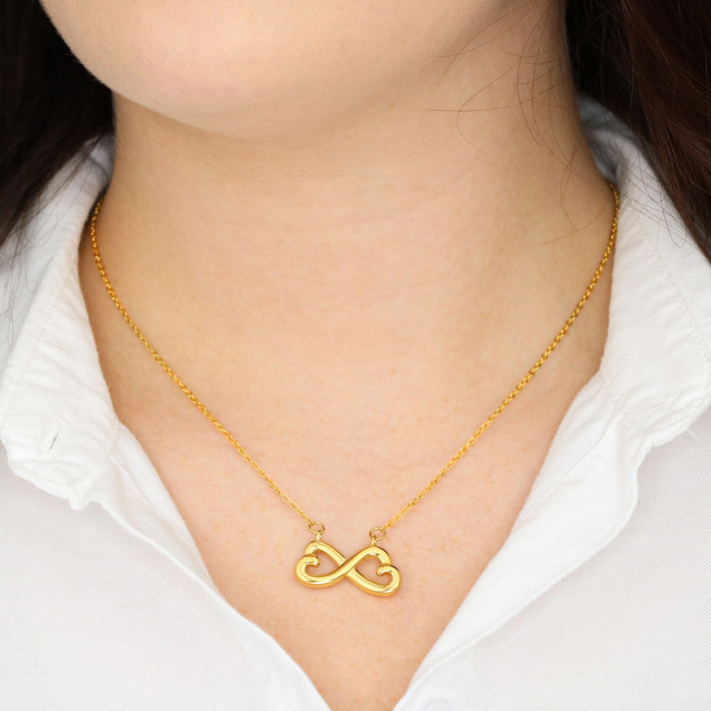 To The Graduate Endless Love Necklace Bows, Butterflies and Flowers