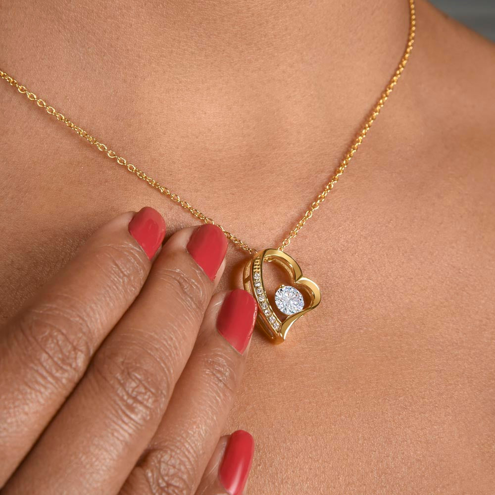 To My Mom Necklace – Mother's Day Gift – Meaningful Jewelry with Message Card – Gift for Mom from Daughter