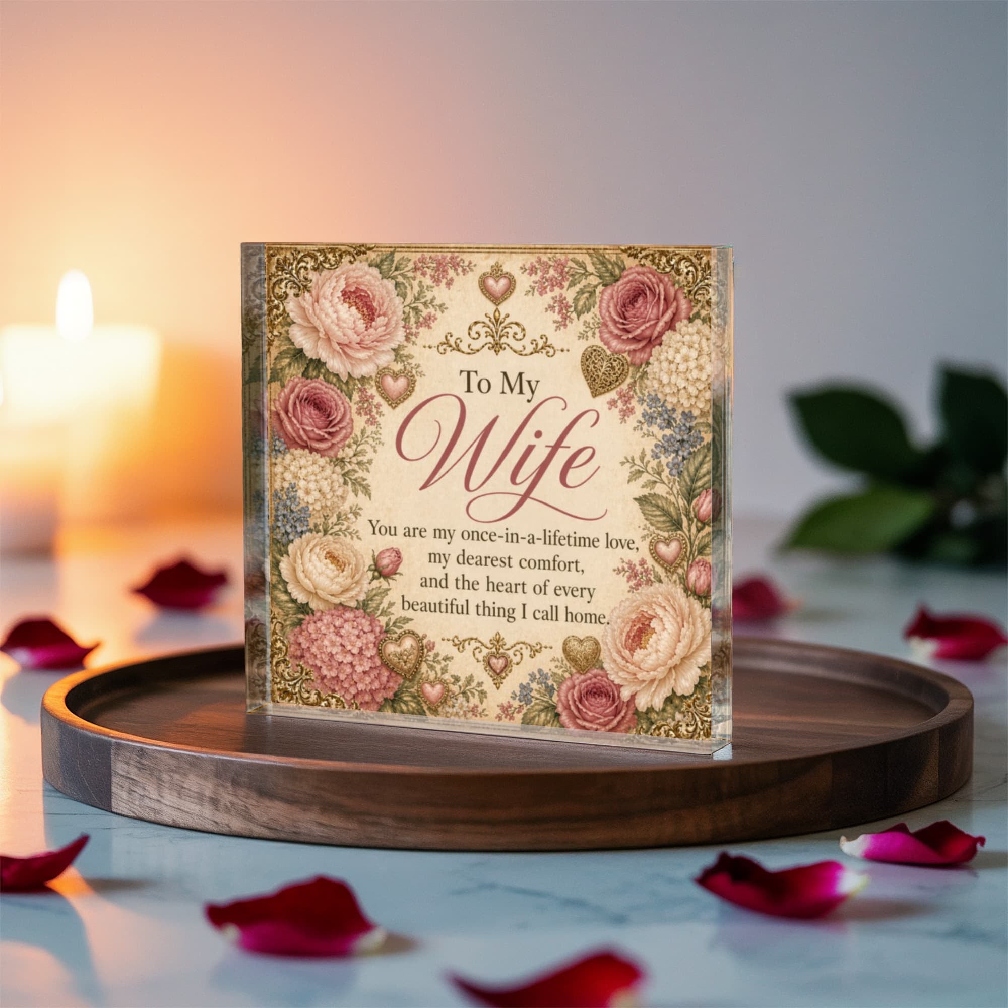 To My Wife - My Once-In-A -Lifetime Love